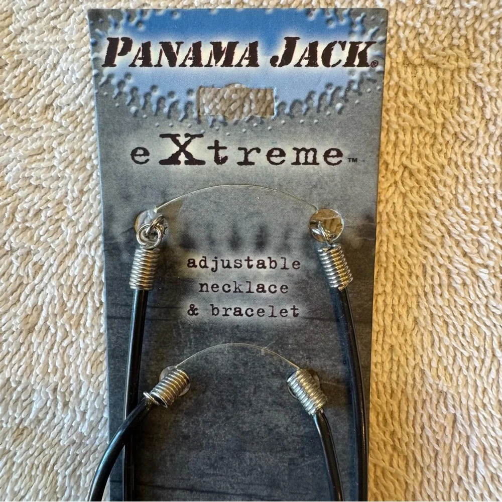 Panama Jack‎ eXtreme Adjustable Necklace & Bracelet Set Y2K NOS 2002